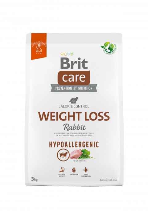 BRIT Care Hypoallergenic Adult Weight Loss Rabbit - Trockenfutter für Hunde - 3 kg - Fotogalerie 1