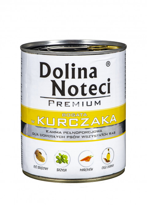 DOLINA NOTECI Premium Rich in chicken - Nassfutter für Hunde - 800 g - Fotogalerie 1