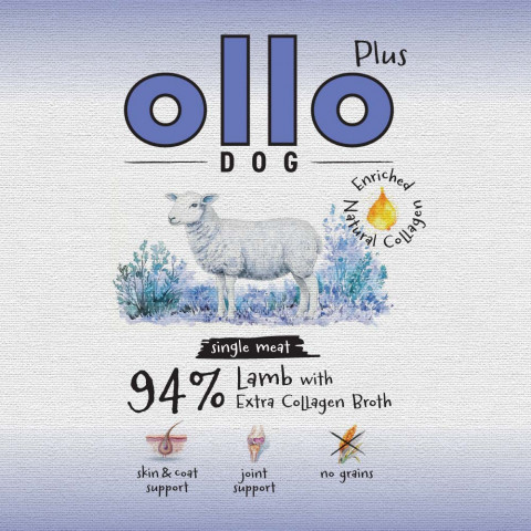 OLLO Plus Collagen Lamb - Nassfutter für Hunde - 400g - Fotogalerie 2