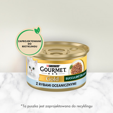 PURINA Gourmet Gold Succulent Delights Ocean fish - Nassfutter für Katzen - 85g - Fotogalerie 5