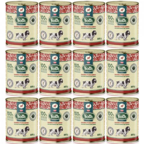 FOLK Masurische köstliche Hirsch – Nassfutter für Hunde – 12x800g - Fotogalerie 1