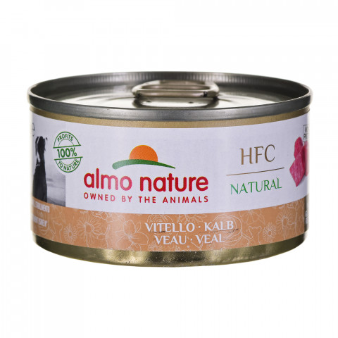  ALMO Nature HFC NATURAL Kalbfleisch - Nassfutter für ausgewachsene Hunde - 95 g - Fotogalerie 1