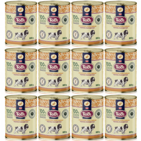 FOLK Altpolnisches Festmahl mit Kaninchen – Nassfutter für Hunde – 12x800g - Fotogalerie 1