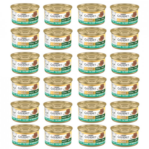 Purina Gourmet Gold Kaninchen - Nassfutter für Katzen - 24x85g - Fotogalerie 1