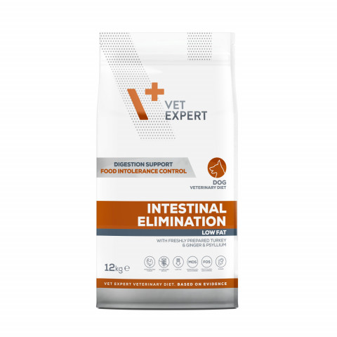 VET EXPERT Veterinary Diet Intestinal Elimination Dog – Trockenfutter für Hunde – 12 kg - Fotogalerie 4