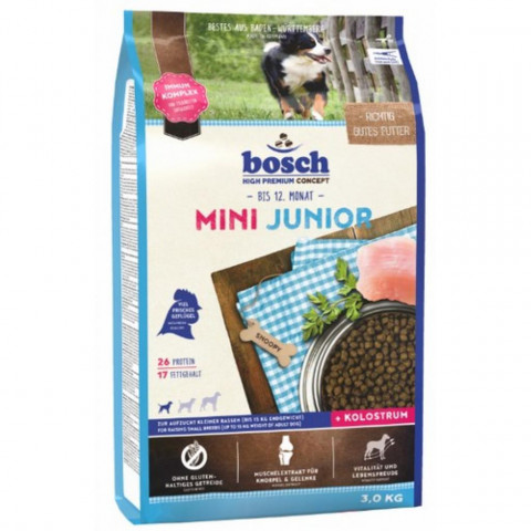 BOSCH Mini Junior - Trockenfutter für Hunde - 3 kg - Fotogalerie 1