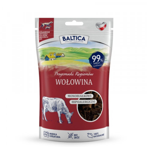 BALTICA Przysmaki regionów Monoprotein Beef - leckerli für hunde - 80g - Fotogalerie 1
