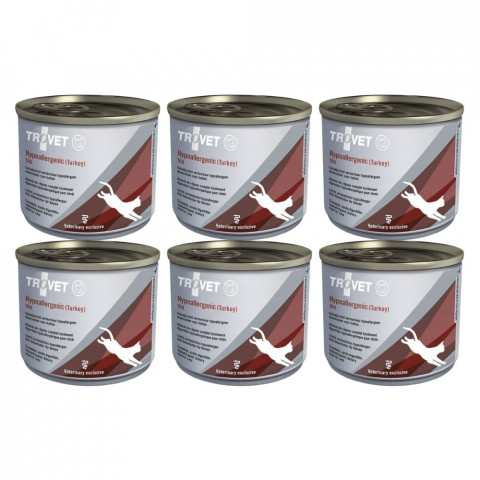 TROVET Hypoallergenic TRD mit Pute - Nassfutter für Katzen - 6x200g - Fotogalerie 1