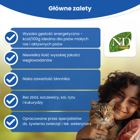 FARMINA N&D PRIME CAT WILD BOAR & APPLE ADULT - Trockenfutter für Katzen - 5kg - Fotogalerie 5