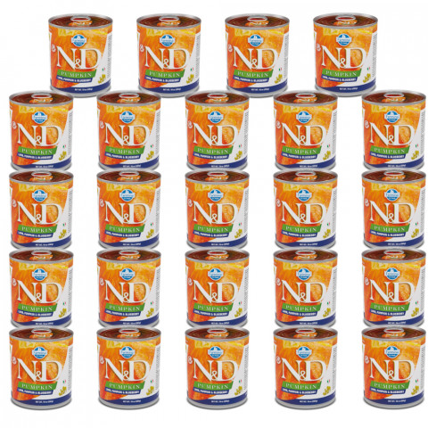 FARMINA N&D Dog Lamb&Pumpkin Adult – Nassfutter für Hunde – 24x285 g - Fotogalerie 1