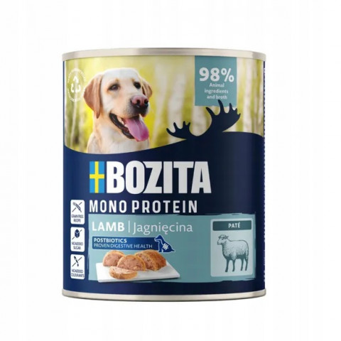 BOZITA Monoprotein Pate Lamb - Nassfutter für Hunde - 800g - Fotogalerie 1