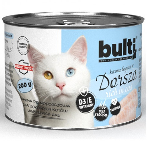 BULTI Rich in cod - nassfutter für Katzen - 12x200g - Fotogalerie 2