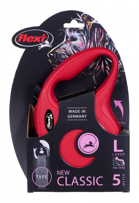 Flexi New Classic Hund Rückziehbare Leine 5 m - Fotogalerie 4