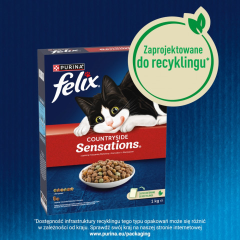 PURINA Felix Countryside Sensations - trockenfutter für Katzen - 1kg - Fotogalerie 3