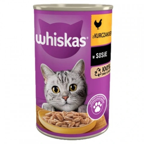 WHISKAS Chicken in sauce - Nassfutter für Katzen - 400g - Fotogalerie 1