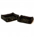 GO GIFT Hundebett L - braun - 65x45x15 cm - Fotogalerie 3