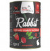 SYTA MICHA Chef Rabbit with turnip, strawberry and rosemary - Nassfutter für Hunde - 400g - Fotogalerie 1