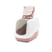 SAVIC Nestor Weiß-Rosa - Geschlossene Katzentoilette - 56x39x38,5 cm - 1 Stk - Fotogalerie 4