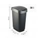 ROTHO Twist Silver - mülleimer – 50l - Fotogalerie 2