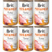 BRIT Paté & Meat Turkey - Nassfutter für Hunde - 6x400g - Fotogalerie 1
