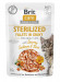 BRIT Care Cat Sterilized Salmon&Tuna Pouch – Nassfutter für Katzen – 85 g - Fotogalerie 1