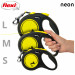 Flexi New NEON 5 m Schwarz, Gelb Hund Rückziehbare Leine - Fotogalerie 5