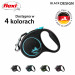 Flexi Automatische Leine Black Design S 5 m, Blau - Fotogalerie 3