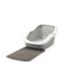 SAVIC ASEO Grau mit weißem Rand - offene Katzentoilette - 56x39x27,5 cm - 1 Stk. - Fotogalerie 2
