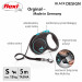 Flexi Automatische Leine Black Design S 5 m, Blau - Fotogalerie 4
