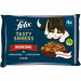 FELIX Tasty Shreds mit Rindfleisch und Huhn - 4x 80g - Fotogalerie 1