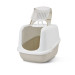 SAVIC Nestor Jumbo Weiß - Kaffeebraun - geschlossene Katzentoilette - 66,5x48,5x46,5 cm - 1 Stk. - Fotogalerie 3