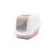 SAVIC Nestor Weiß-Rosa - Geschlossene Katzentoilette - 56x39x38,5 cm - 1 Stk - Fotogalerie 6