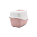 SAVIC Nestor Weiß-Rosa - Geschlossene Katzentoilette - 56x39x38,5 cm - 1 Stk - Fotogalerie 5