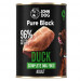 JOHN DOG Pure Black Ente - Nassfutter für Hunde - 400g - Fotogalerie 1