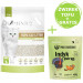 DIAMENTIQ Tofu Matcha Ultra clumping – Katzenstreu 4 kg + Paka Zwierzaka Pute & Forelle – Trockenfutter für Kätzchen 400 g GRATIS. - Fotogalerie 1
