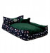 GO GIFT Hunde- und Katzenbett XL - grün - 100x90x18 cm - Fotogalerie 2