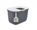 SAVIC HOP Anthrazit mit Weißem Deckel – Katzentoilette – 58,5x39x39,5 cm – 1 Stk. - Fotogalerie 2