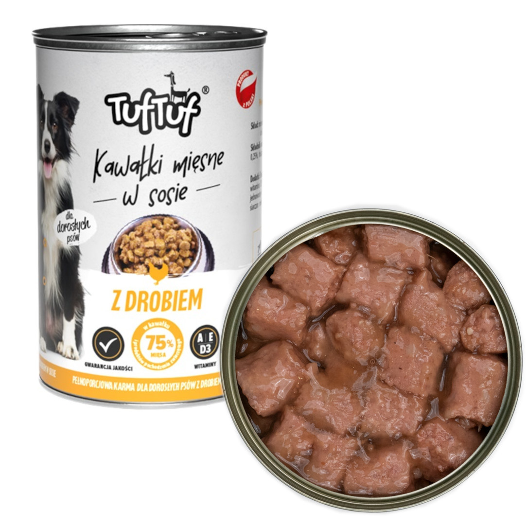 TUF TUF Meatballs MIX 4 Flavours - Nassfutter für Hunde - 24x1250g - foto 1