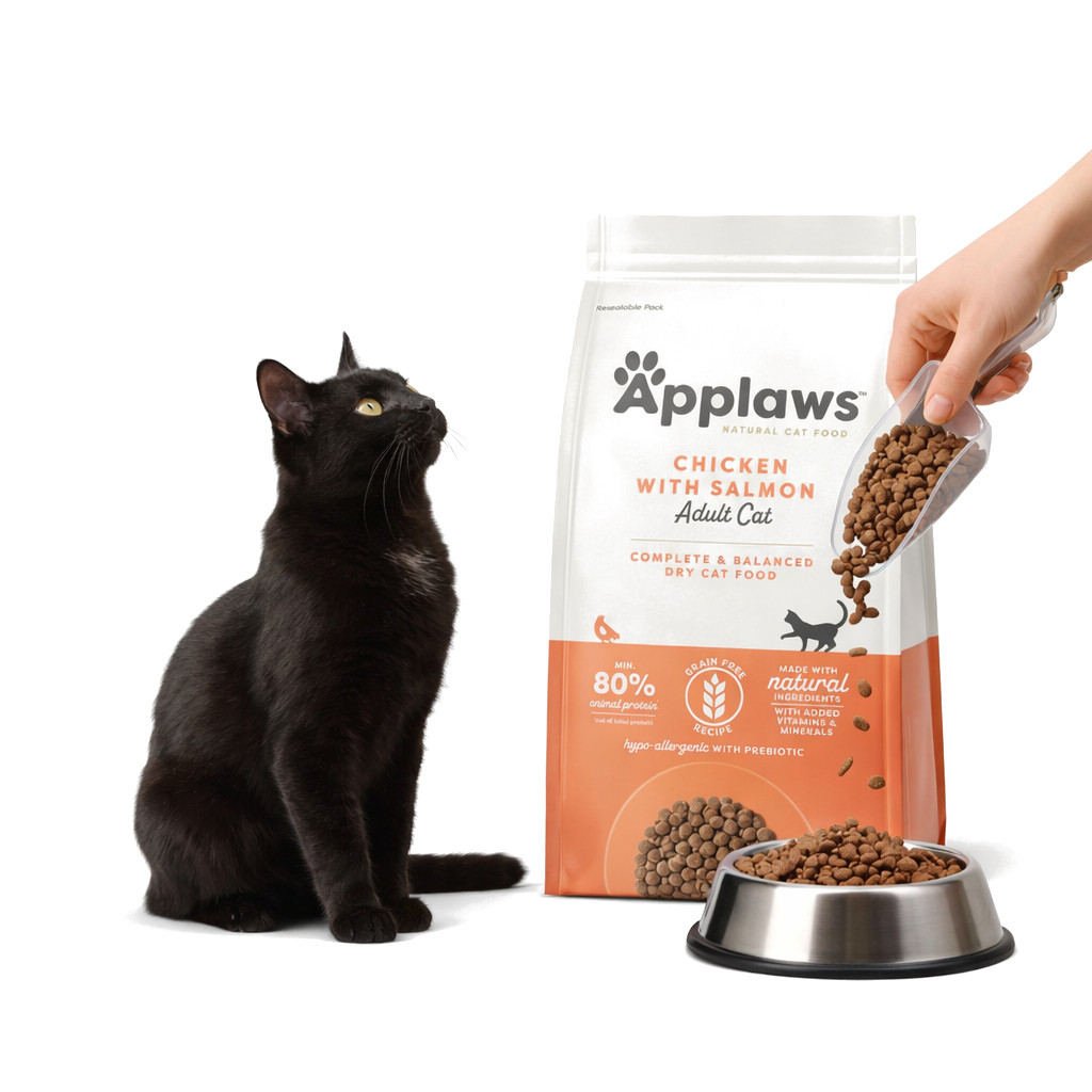 APPLAWS Chicken with salmon - trockenfutter für Katzen - 2kg - foto 2