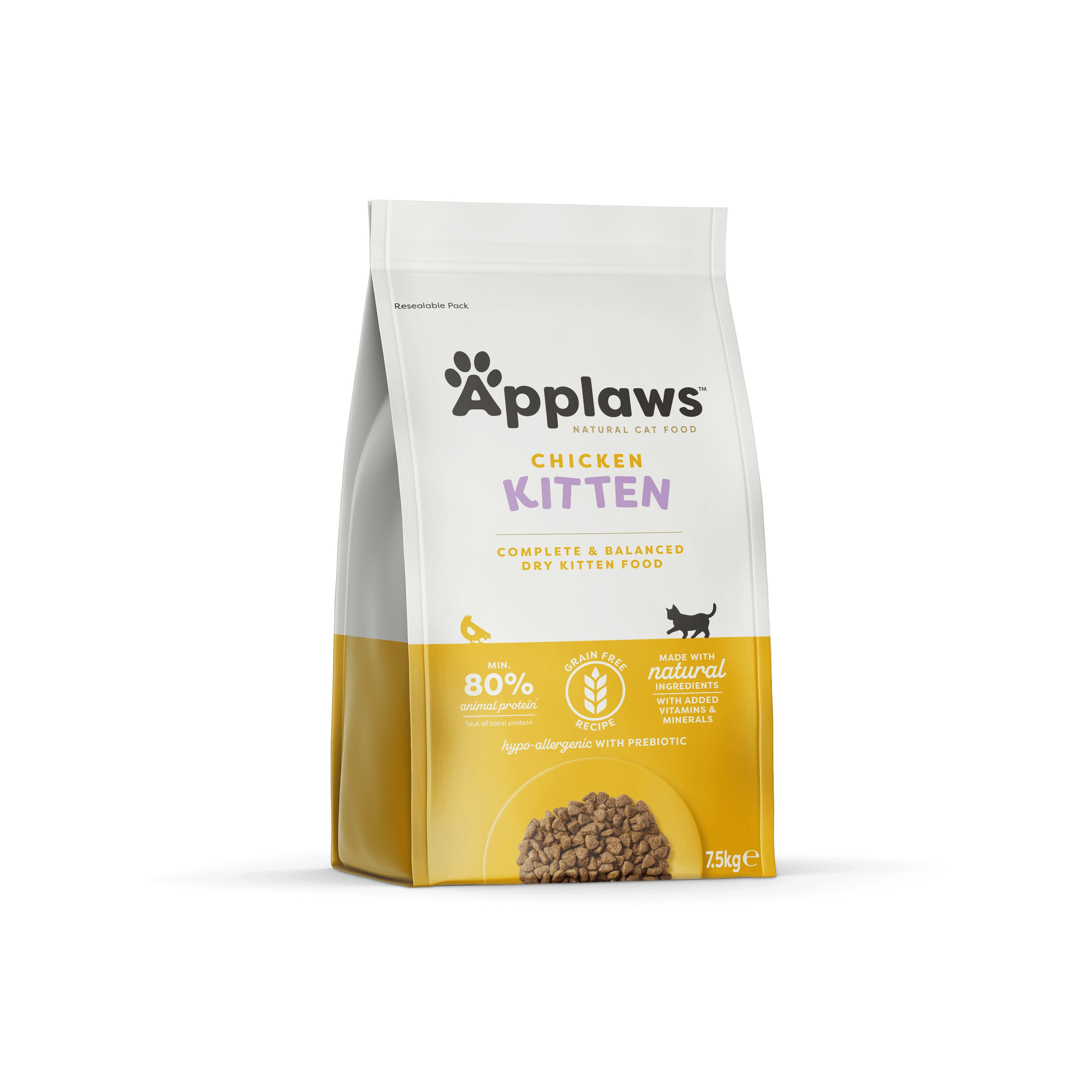 APPLAWS Kitten Chicken - trockenfutter für Katzen - 7,5kg - foto 1