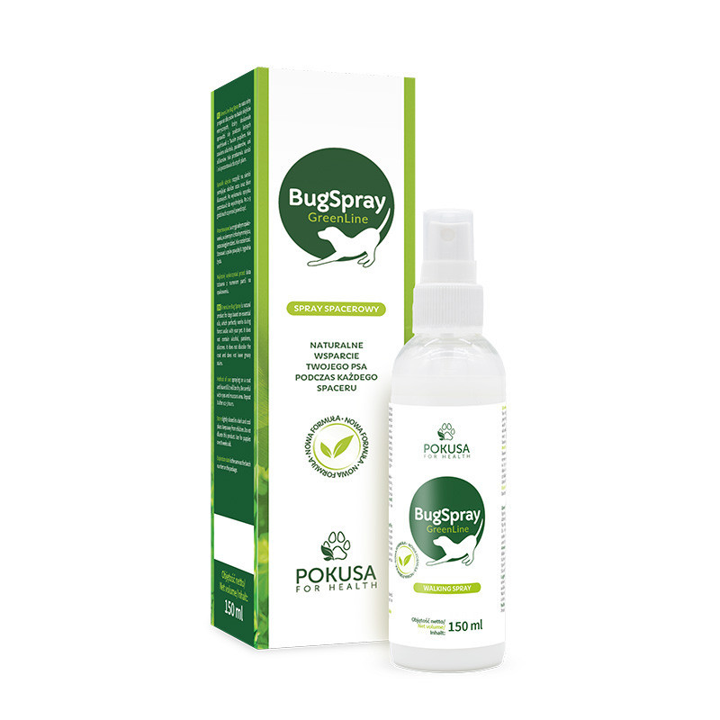 POKUSA GreenLine BugSpray - spaziergangsspray für hunde - 150 ml - foto 1