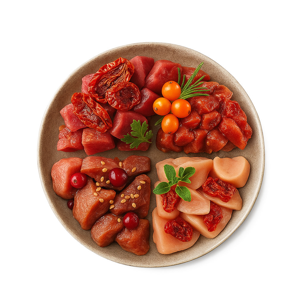 SHELMA with chicken, beef, duck and turkey - nassfutter für Katzen - 40x85g - foto 6