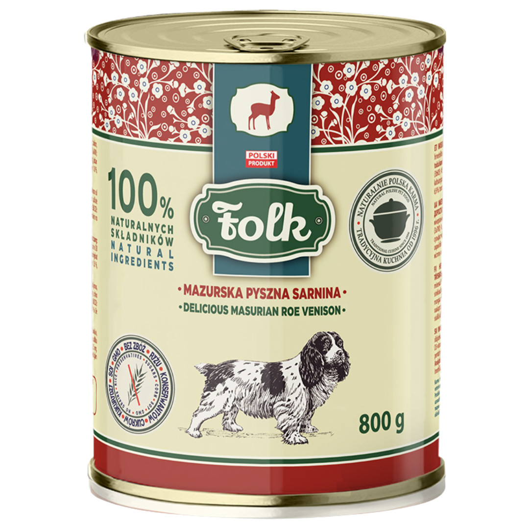 FOLK MIX 3 Geschmacksrichtungen – Nassfutter für Hunde – 6x800g - foto 3