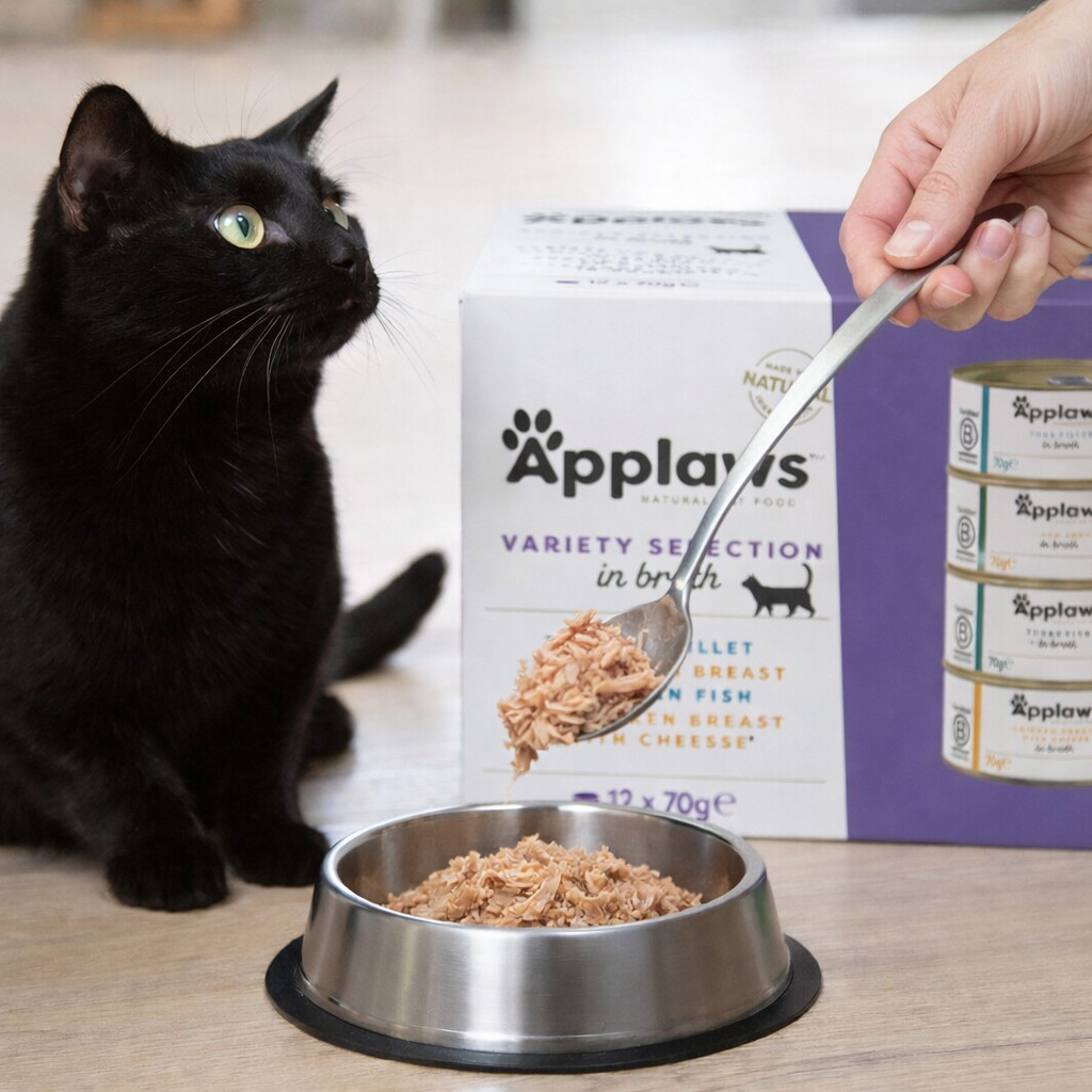 APPLAWS Variety selection multipack in broth - nassfutter für Katzen - 12x70g - foto 3