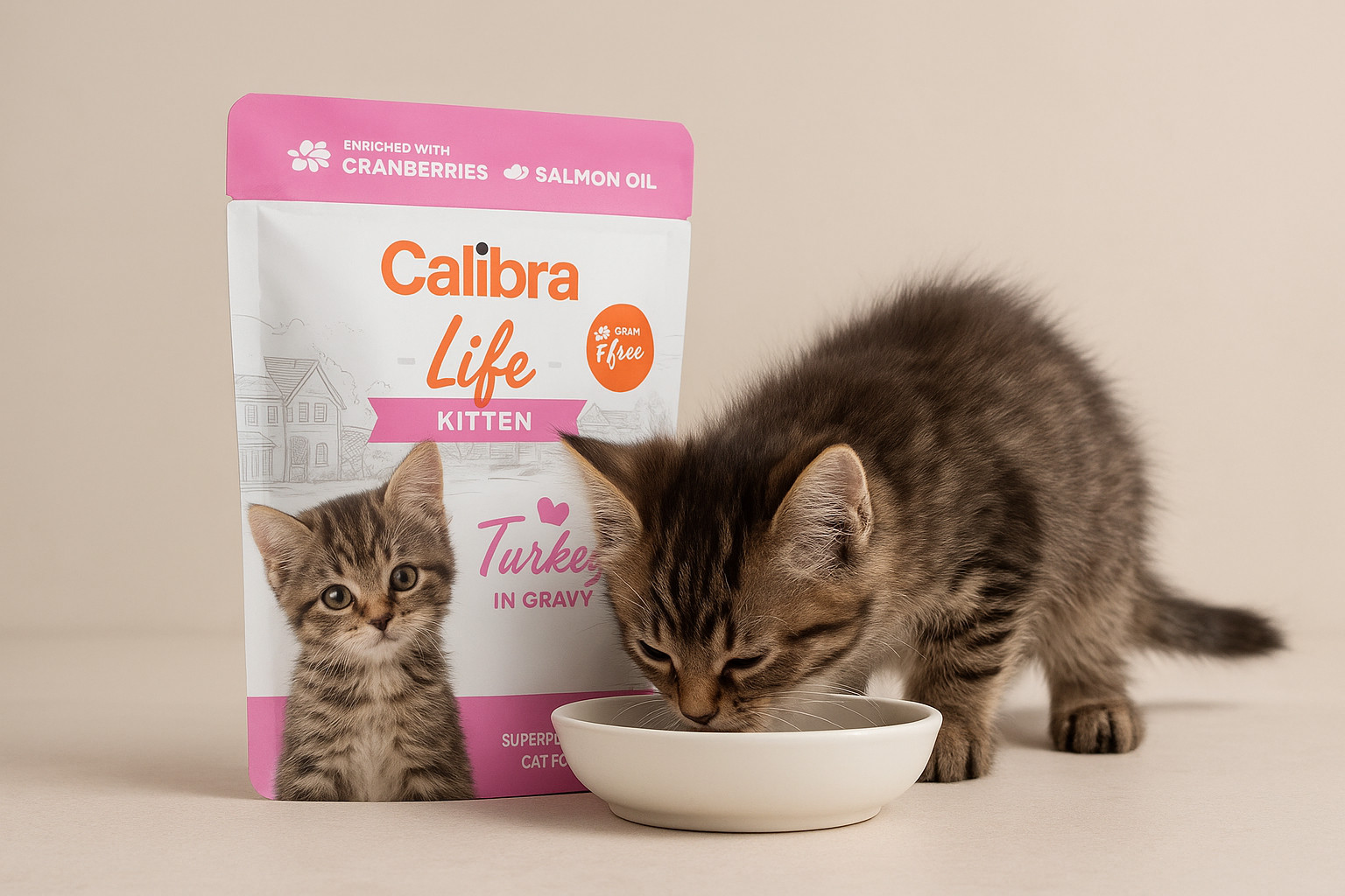 CALIBRA Cat Life Kitten Turkey in gravy - Nassfutter für Katzen - 6x85g - foto 2