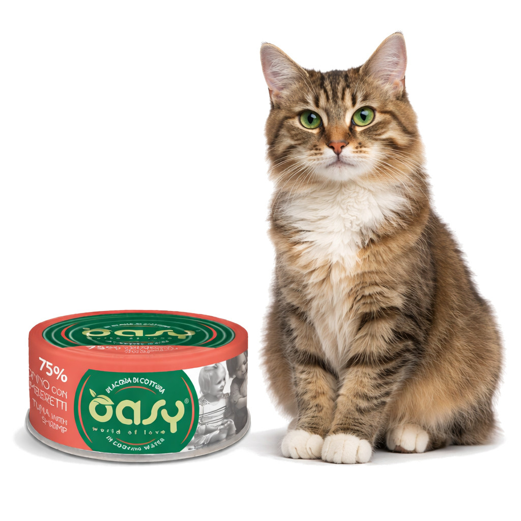 OASY More Love Tuna with shrimp - nassfutter für Katzen - 70g - foto 2