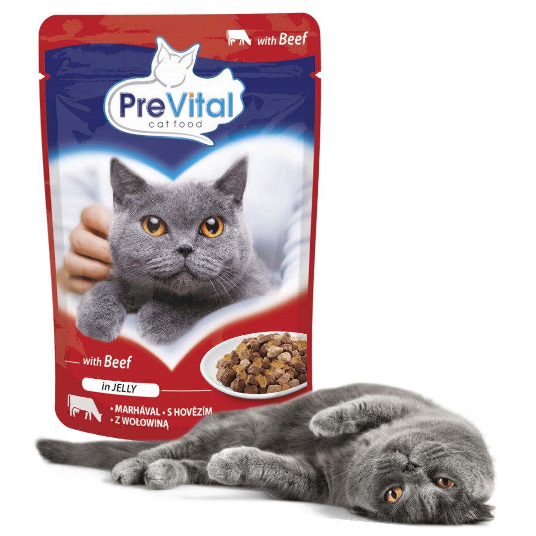 PREVITAL Beef in jelly - nassfutter für Katzen - 100g - foto 1