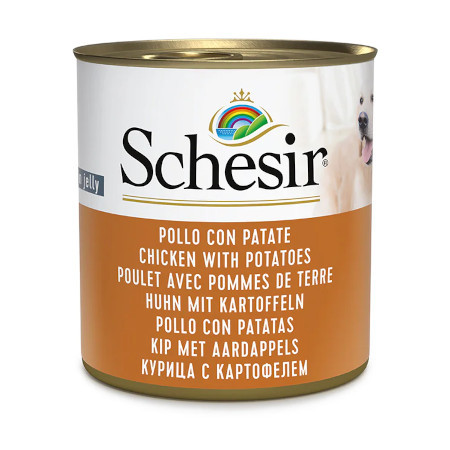 SCHESIR Chicken with potatoes in jelly - Nassfutter für Hunde - 285g - foto 1