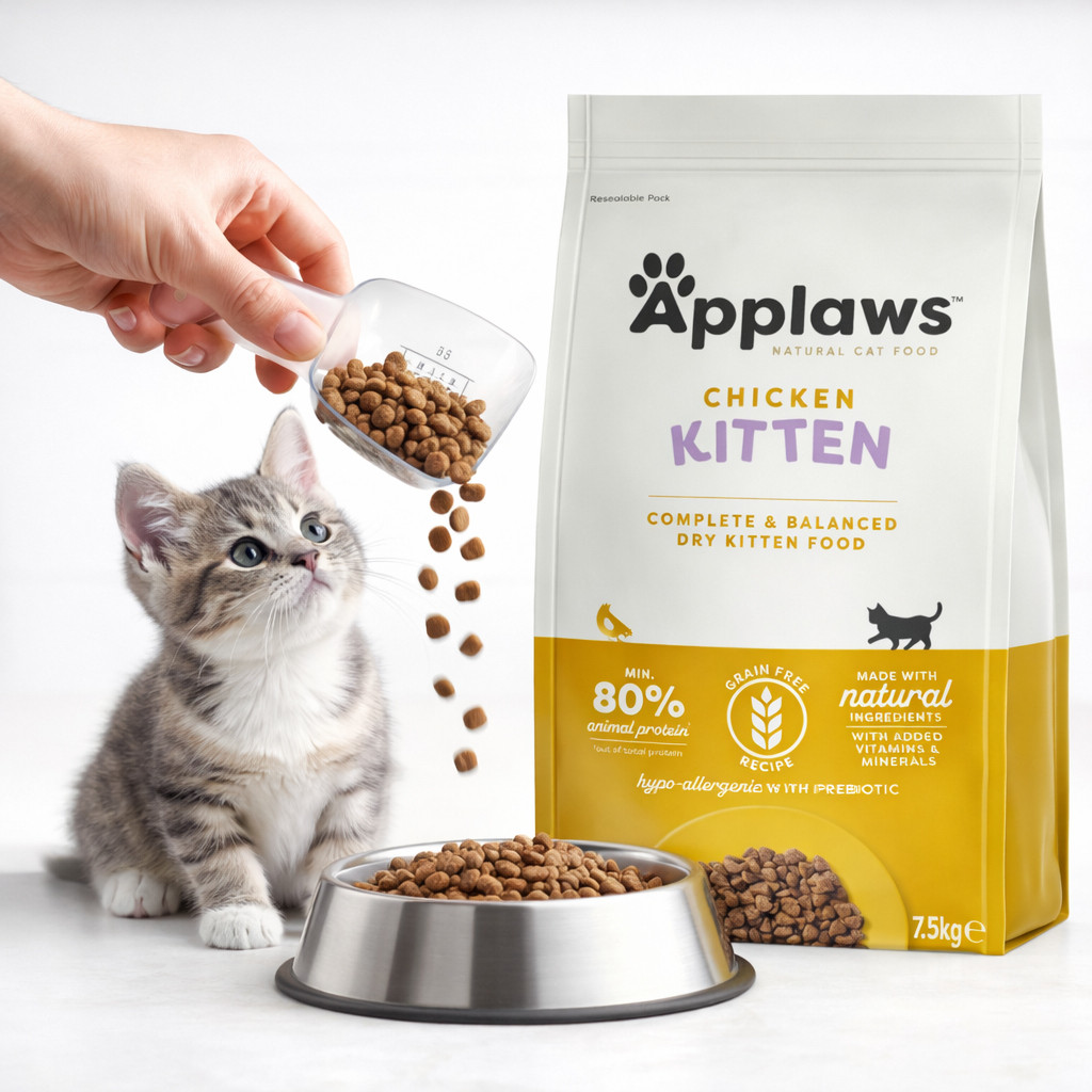 APPLAWS Kitten Chicken - trockenfutter für Katzen - 7,5kg - foto 2