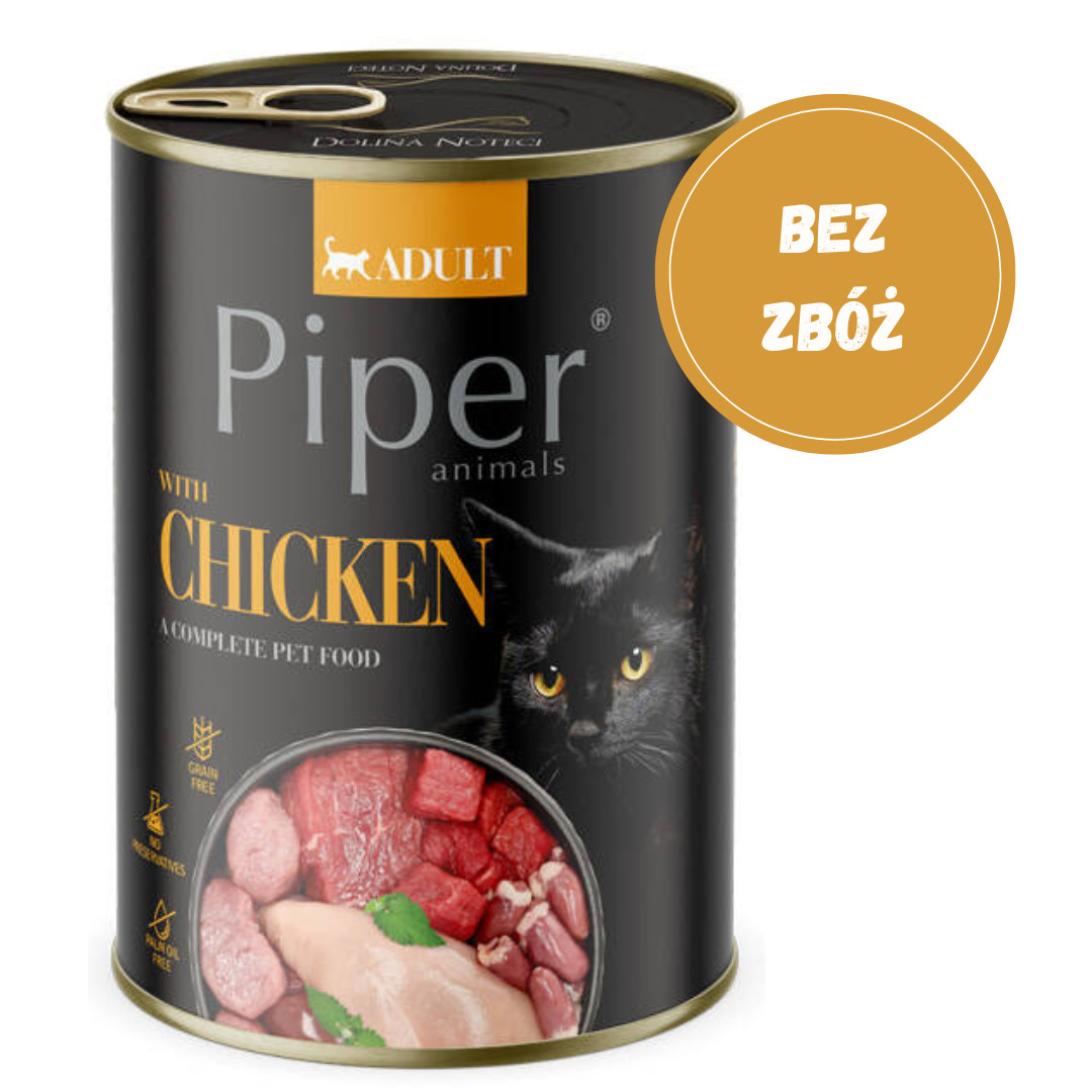DOLINA NOTECI Piper Animals MIX Flavours - Nassfutter für Katzen - 24x400g - foto 2
